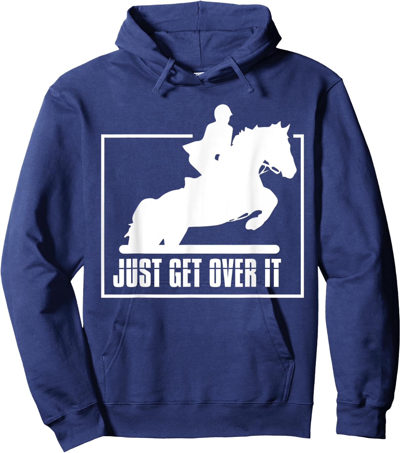 English Riding Hunter Jumper Girl Horse Riding Hoodie - Hoodie | Navy