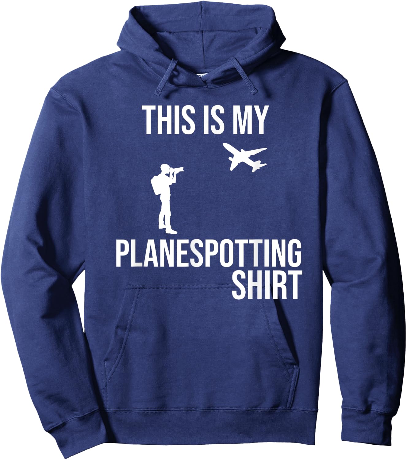 My Planespotting Shirt Planespotter Aviation Photographer Hoodie - Hoodie | Navy