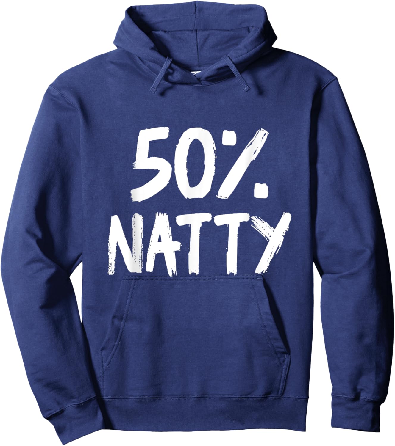 Funny 50 Percent Natty Steroid Joke Bodybuilding Hoodie - Hoodie | Navy
