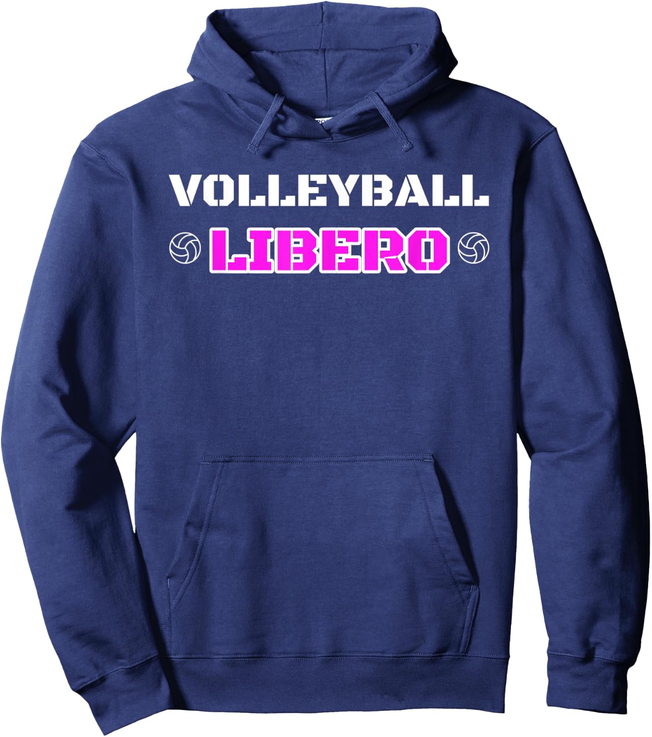 Volleyball Player Libero Position Hoodie - Hoodie | Navy