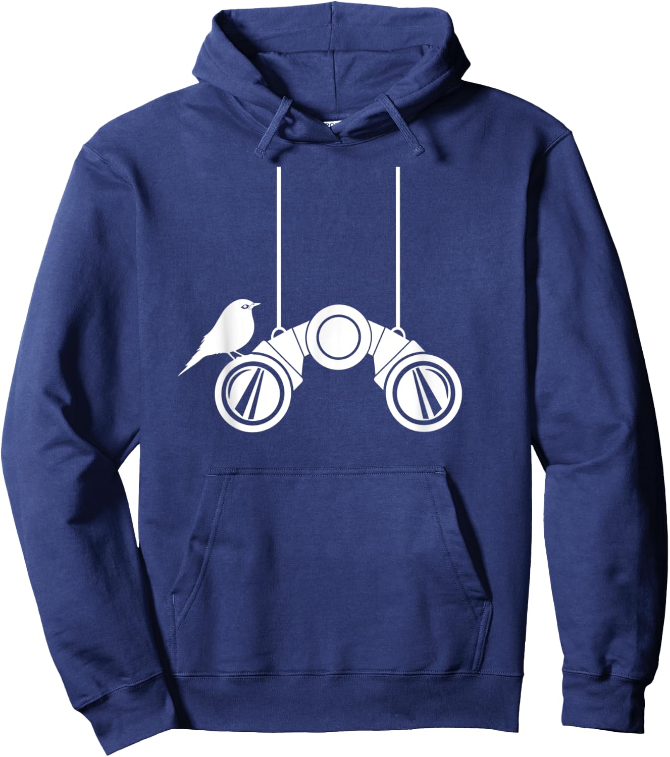 Hanging binoculars Birdwatchers costume ideas Bird watching Hoodie - Hoodie | Navy