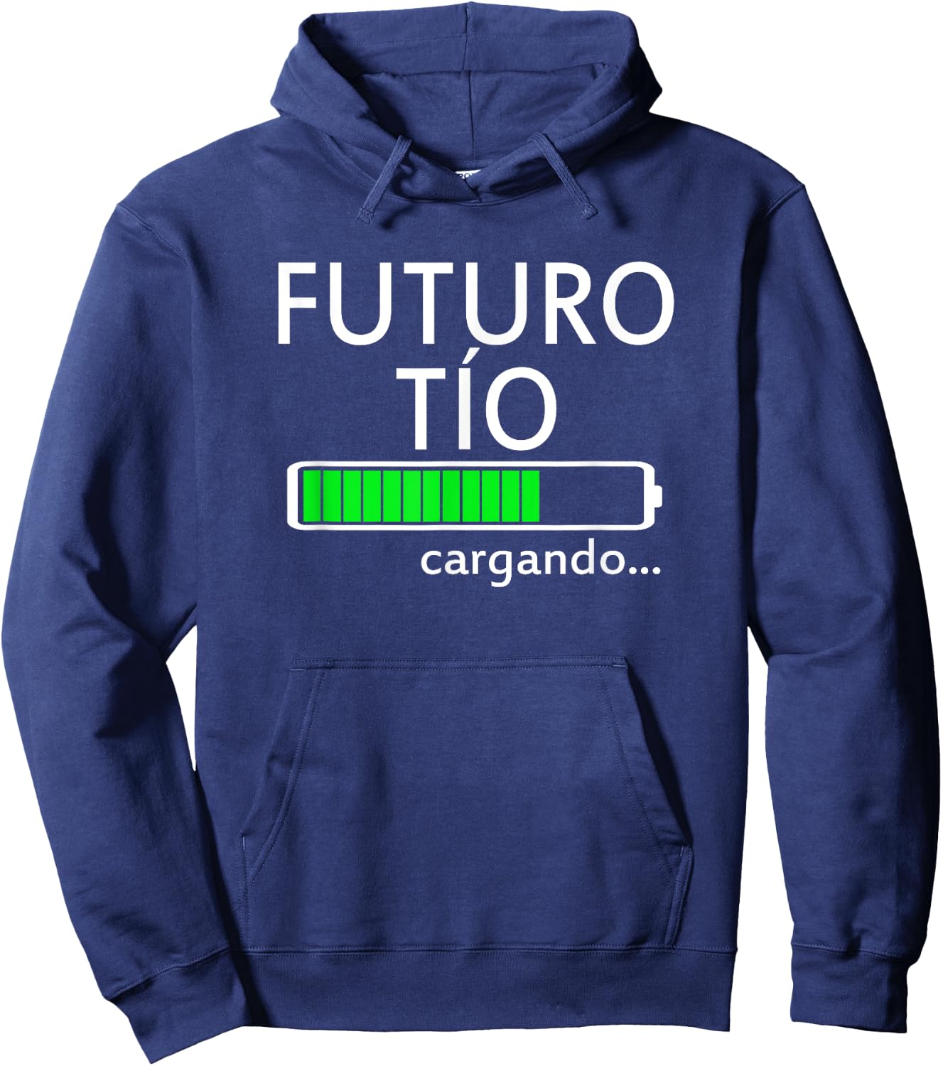 Futuro Tio Cargando Spanish Uncle Pregnancy Announcement Hoodie - Hoodie | Navy