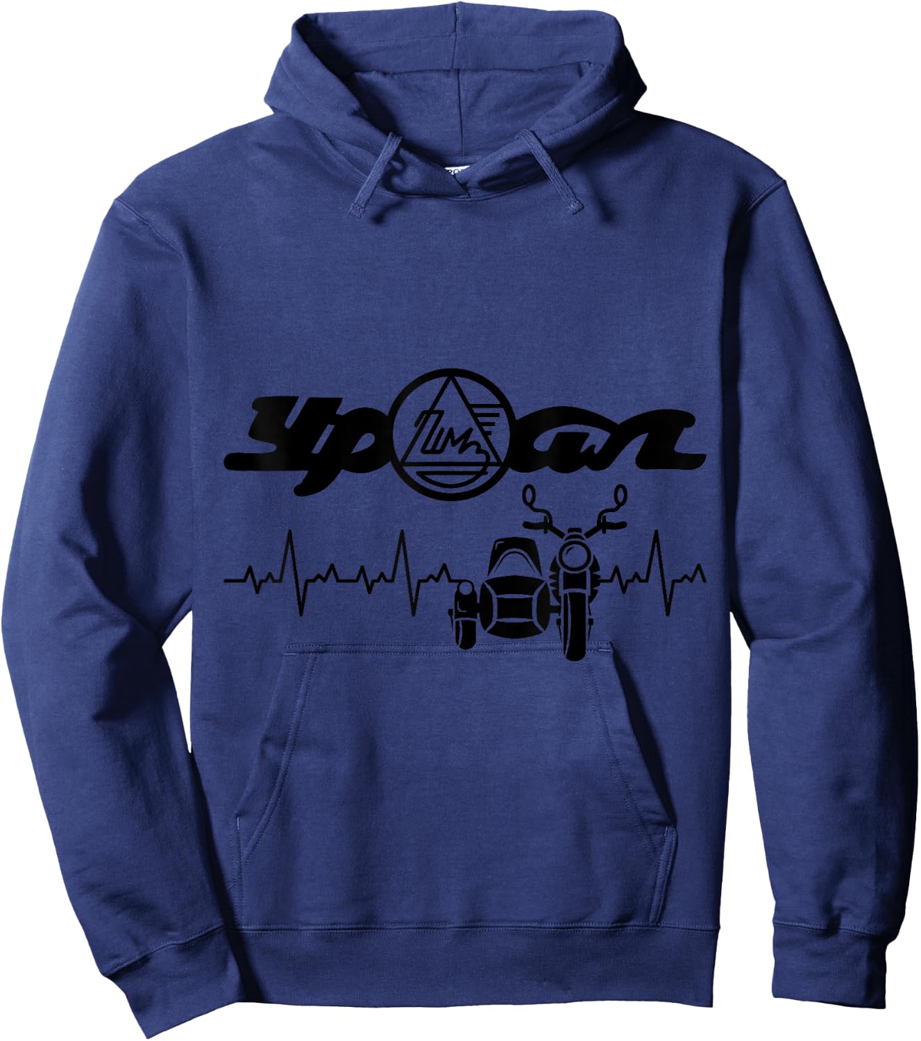 Ural Motorcycle Offroad Motorcyclist Hoodie - Hoodie | Navy