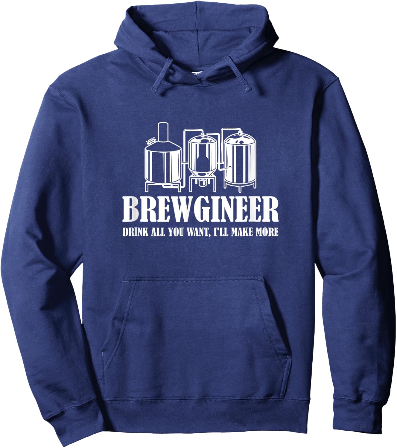Brewgineer Craft Beer Breewing Engineer Hoodie - Hoodie | Navy