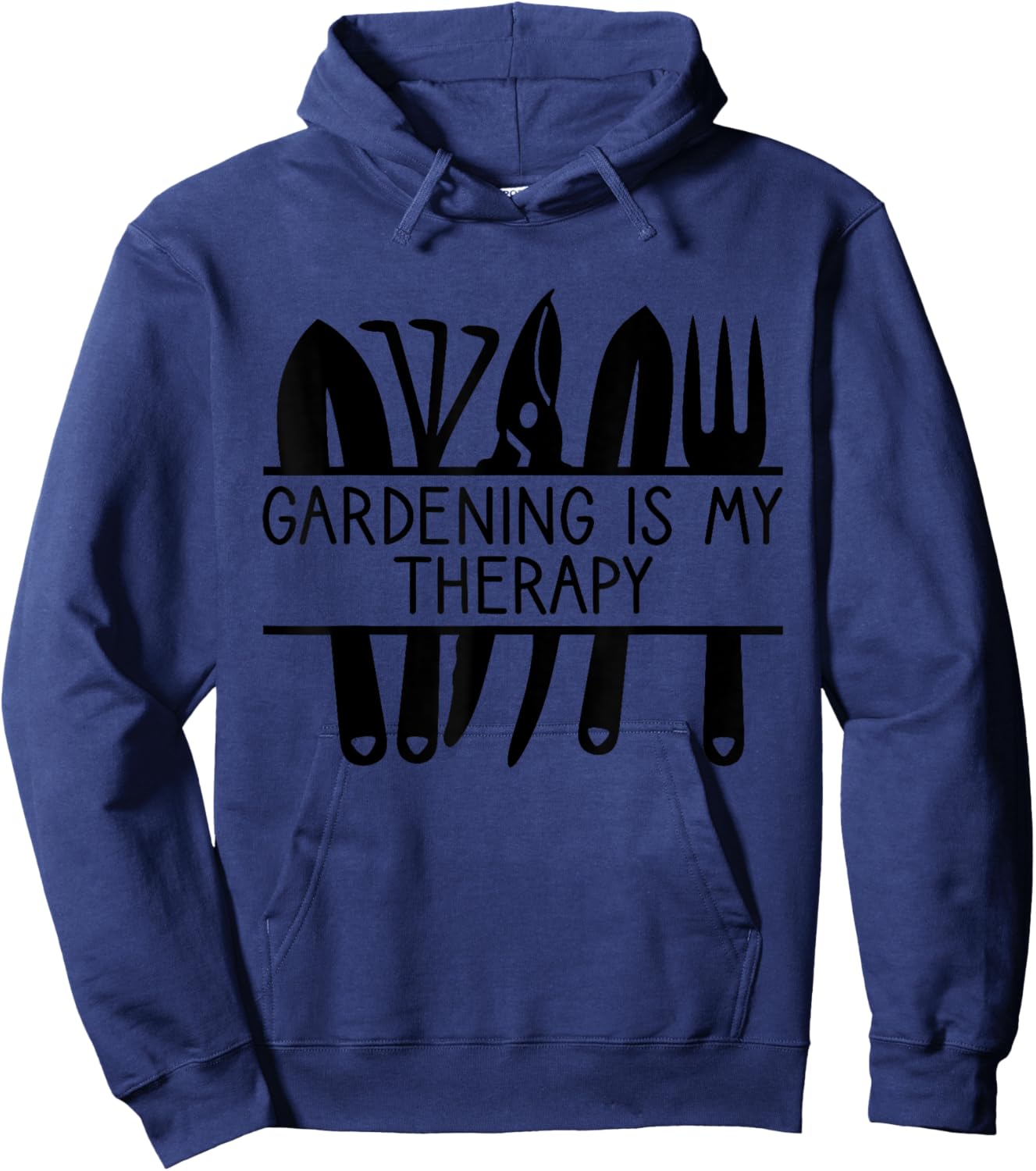 Gardener, Gardening Is My Therapy, Gardening Hoodie - Hoodie | Navy