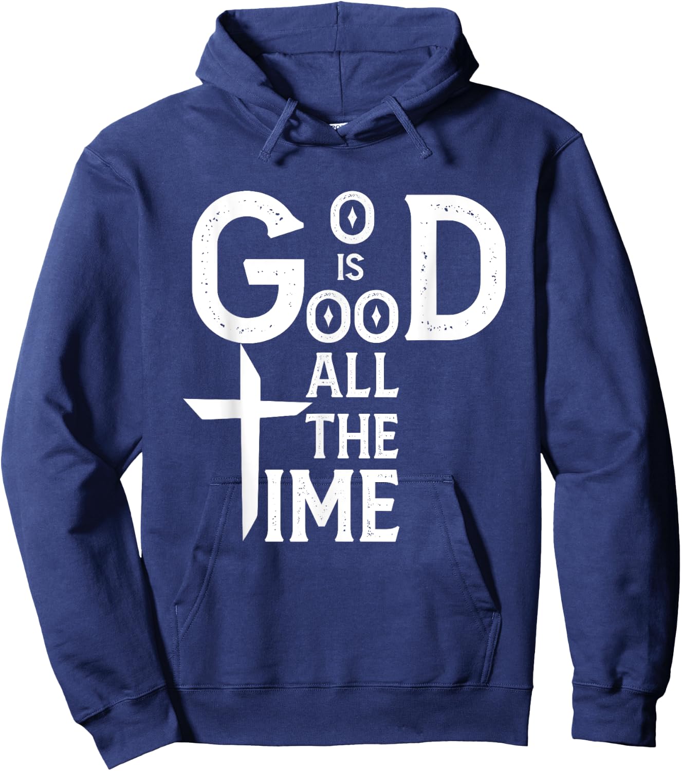God Is Good All Time Jesus Christ Religious Christian Hoodie - Hoodie | Navy