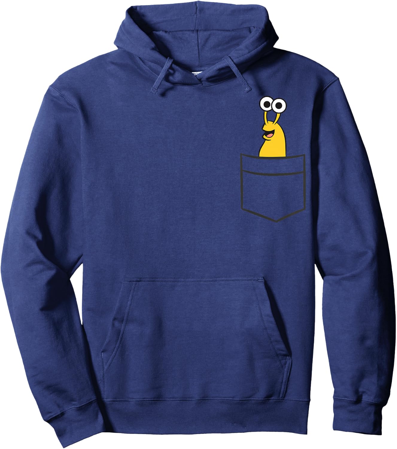 Banana Slug In A Pocket Funny Pocket Banana Slug Hoodie - Hoodie | Navy