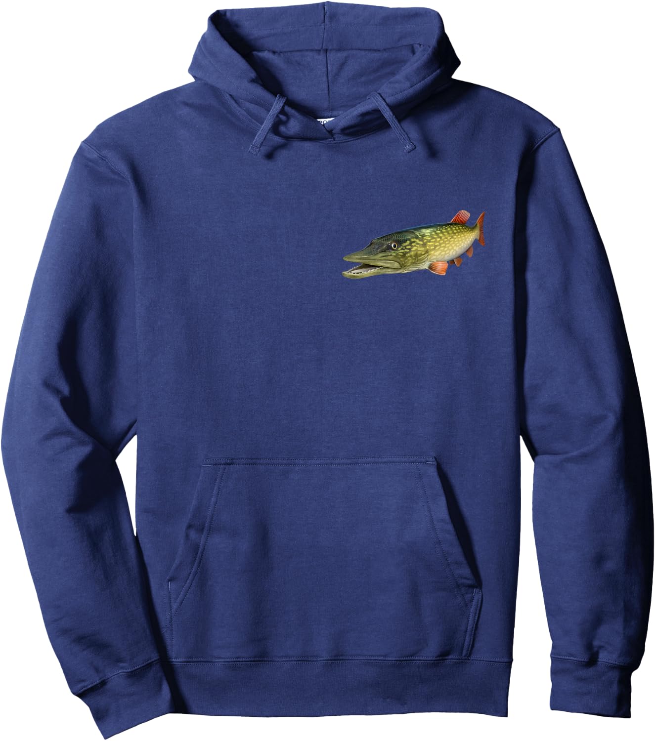 Northern Pike Fishing Hoodie - Hoodie | Navy