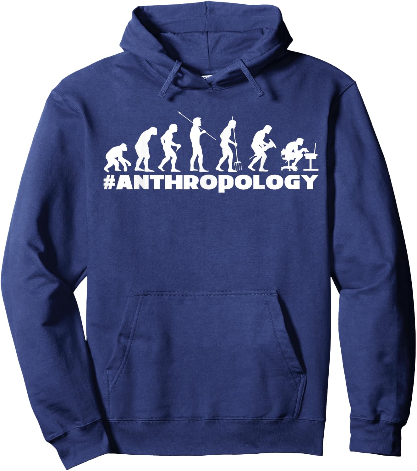 Anthropology Evolution Human Anthropologist Hoodie - Hoodie | Navy