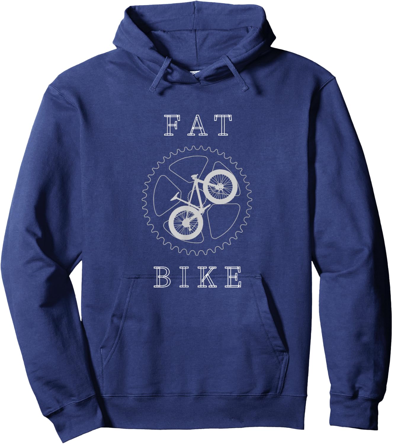 Fat bike mountain bike design Hoodie - Hoodie | Navy