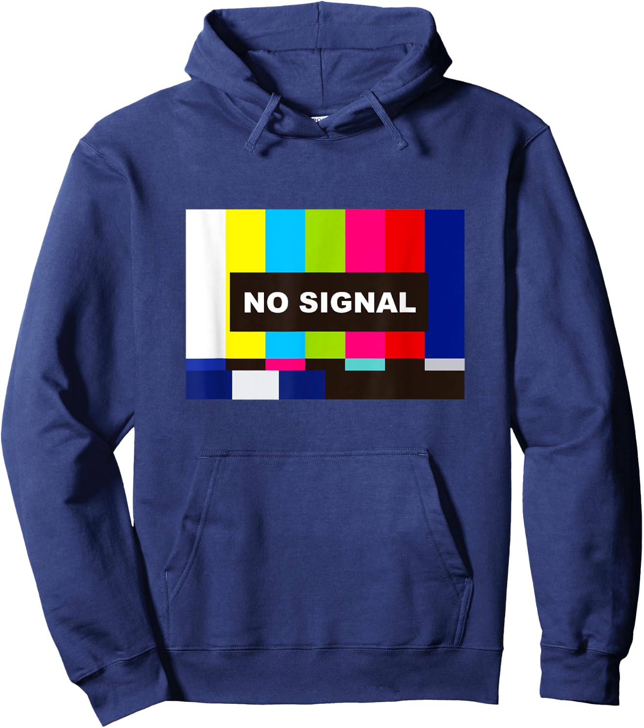 Nostalgia Shirts - Analog Television No Signal Hoodie - Hoodie | Navy