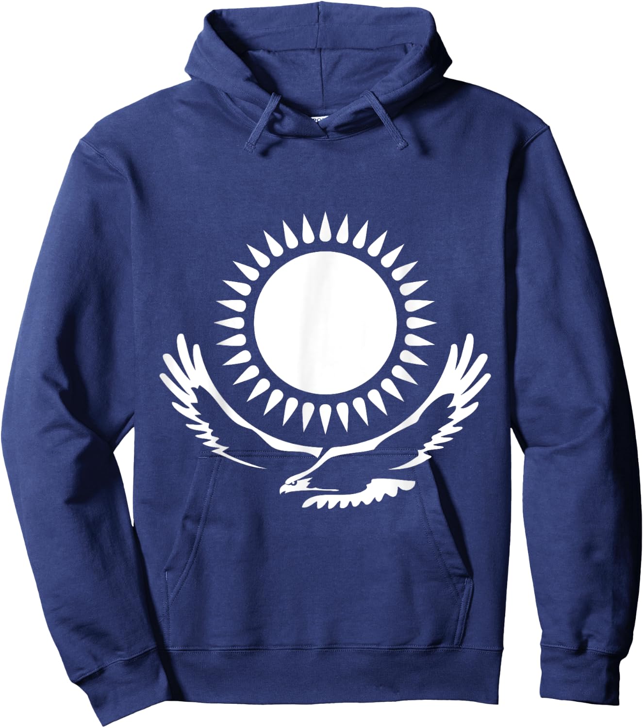 Republic of Kazakhstan Kazakhstan Kazakh Flag Horse Hoodie - Hoodie | Navy