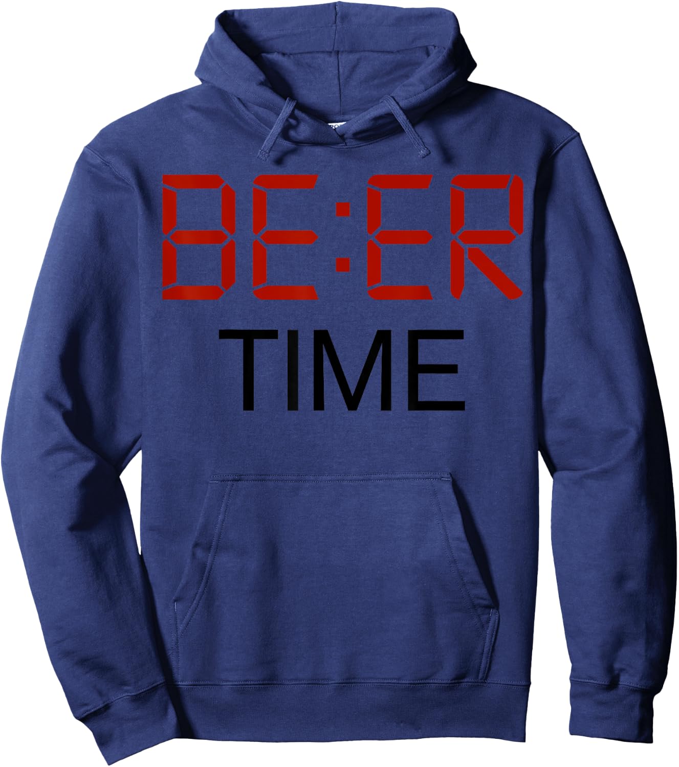 ITS BEER TIME | Drinking Beer O'Clock Drinkers Outfit Hoodie - Hoodie | Navy