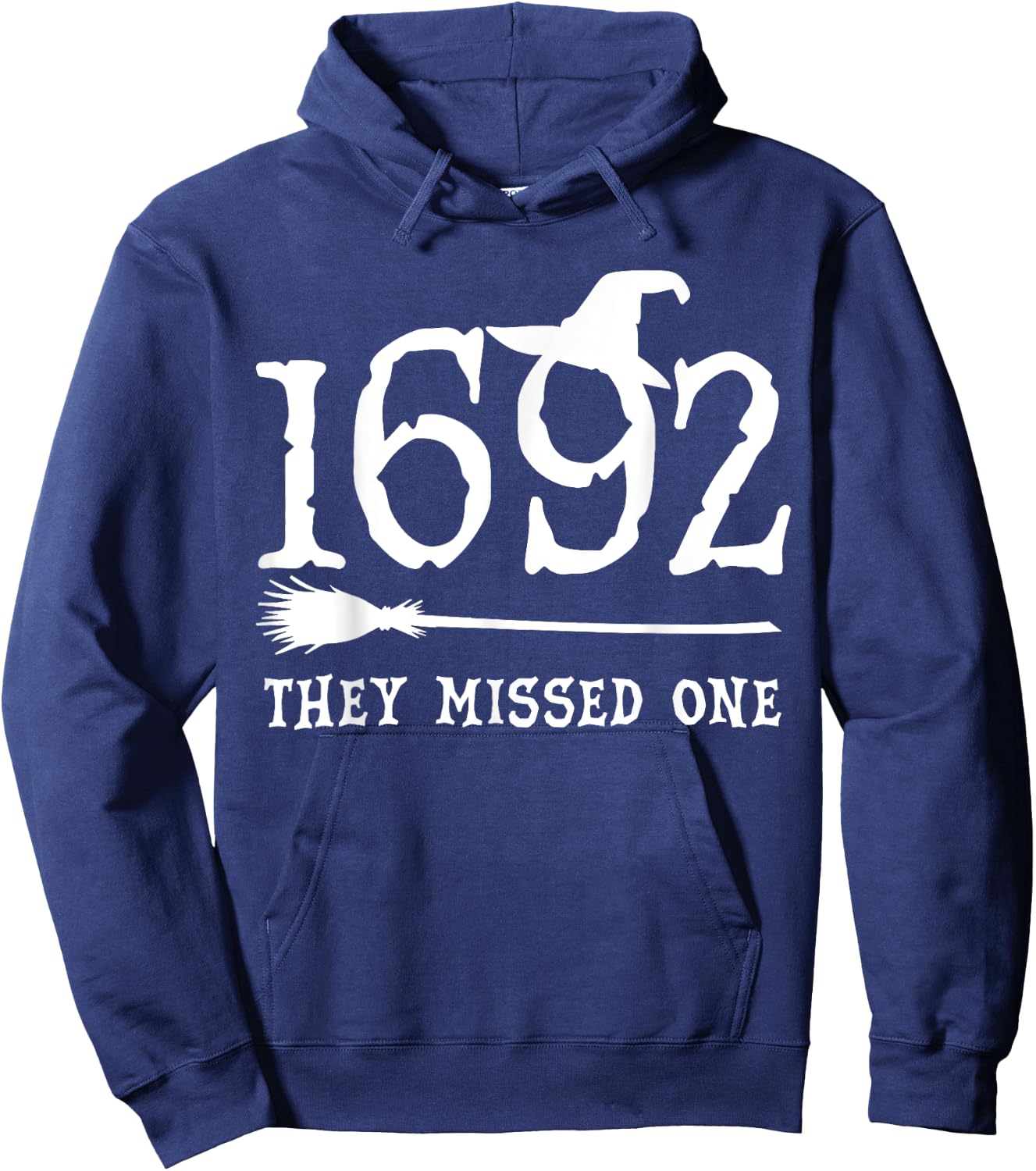 1692 They Missed One Halloween Feminist Witch Trials Hoodie - Hoodie | Navy