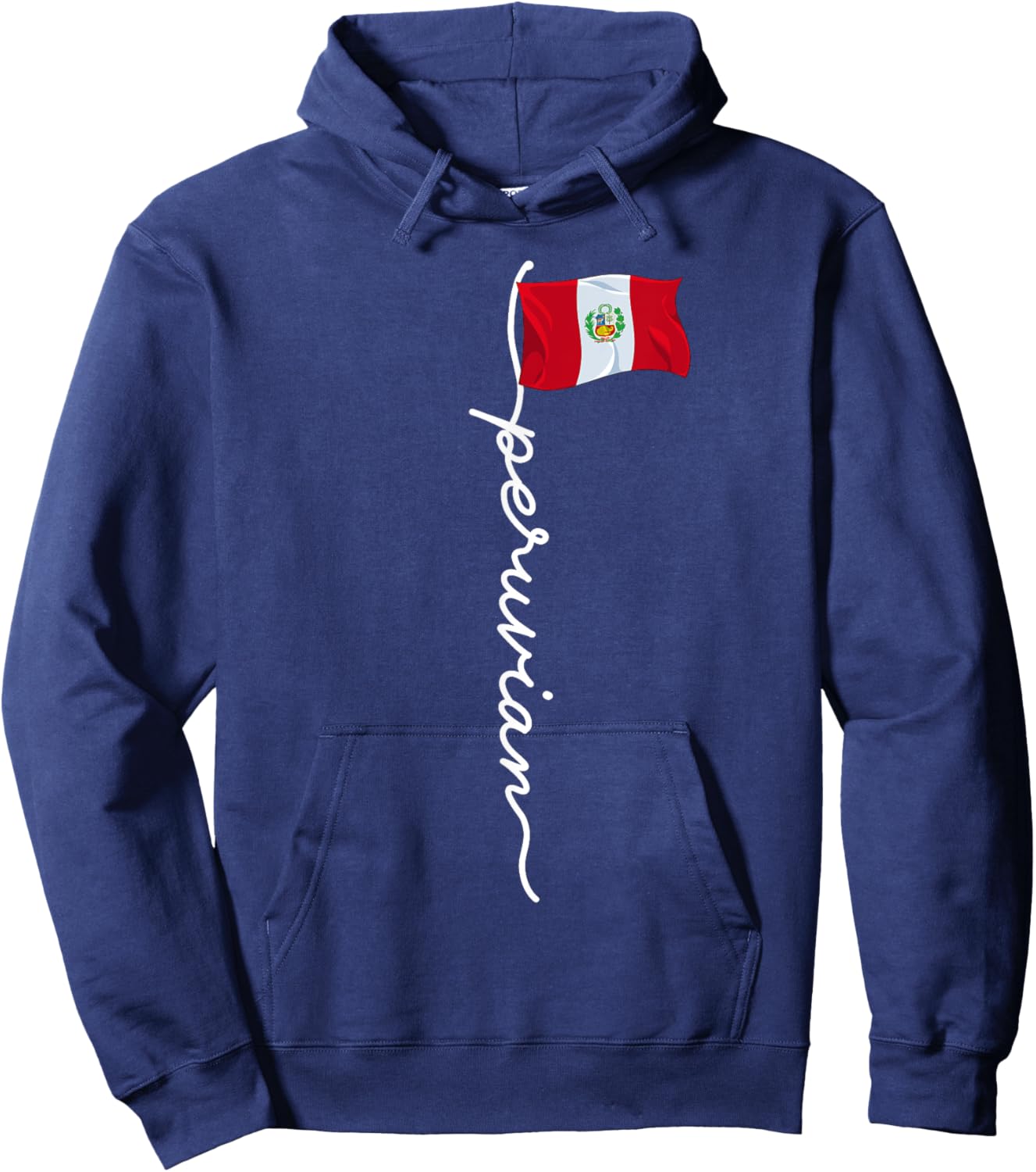 Peru Signature Peruvian , Small, Black Hoodie - Hoodie | Navy