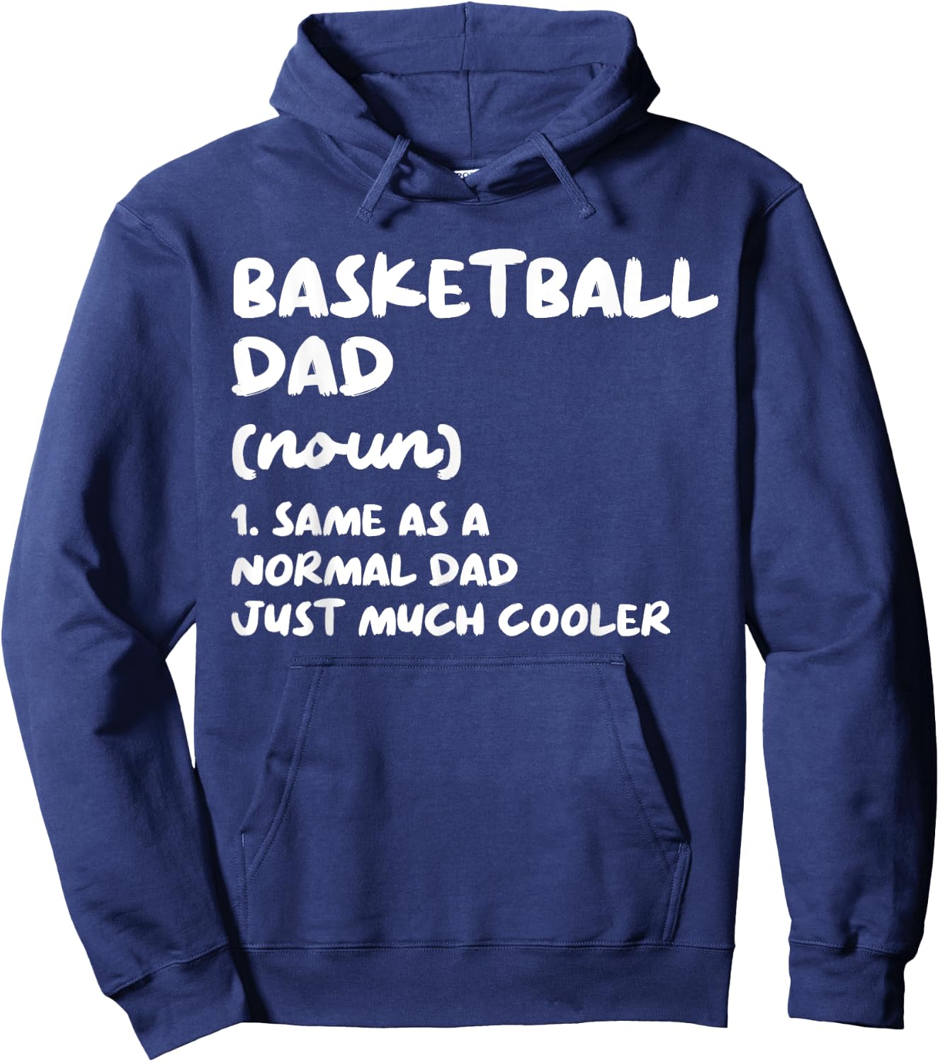 Basketball Dad Definition Funny Hoodie - Hoodie | Navy