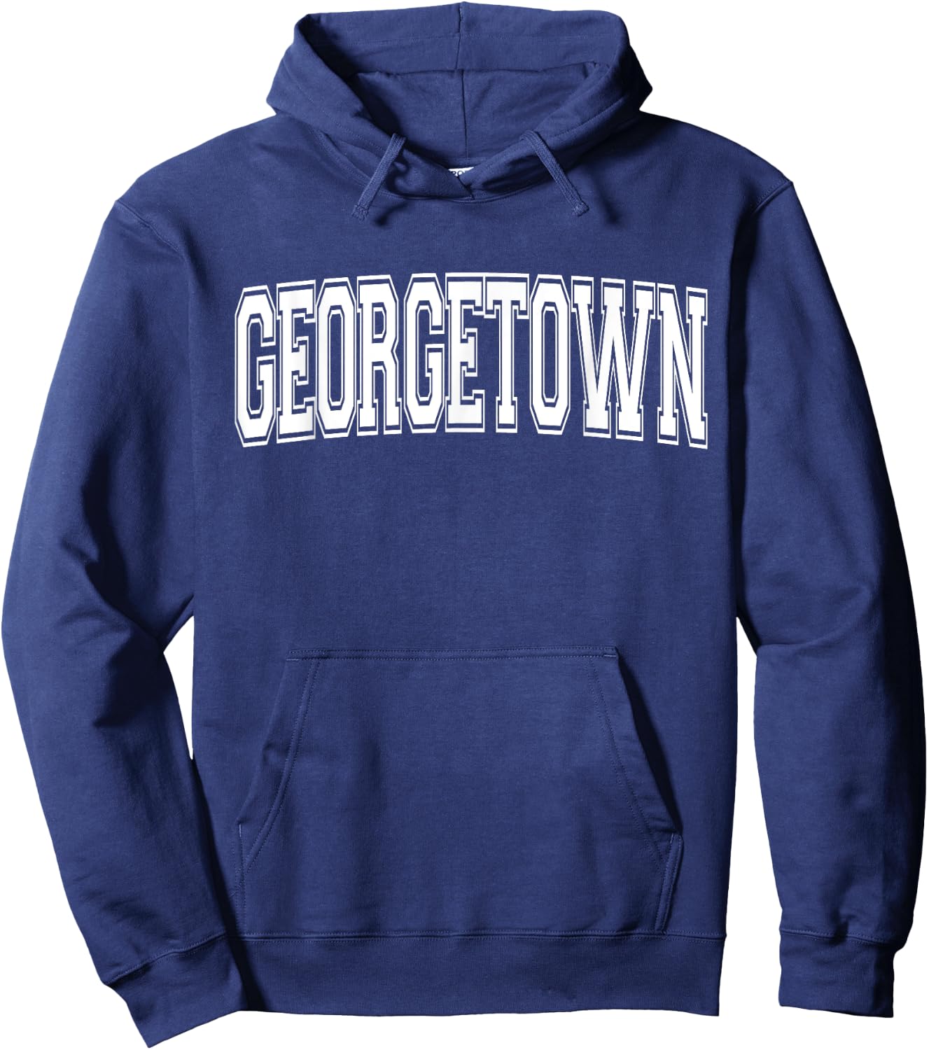 GEORGETOWN TX TEXAS USA Vintage Sports Varsity Style Hoodie - Hoodie | Navy