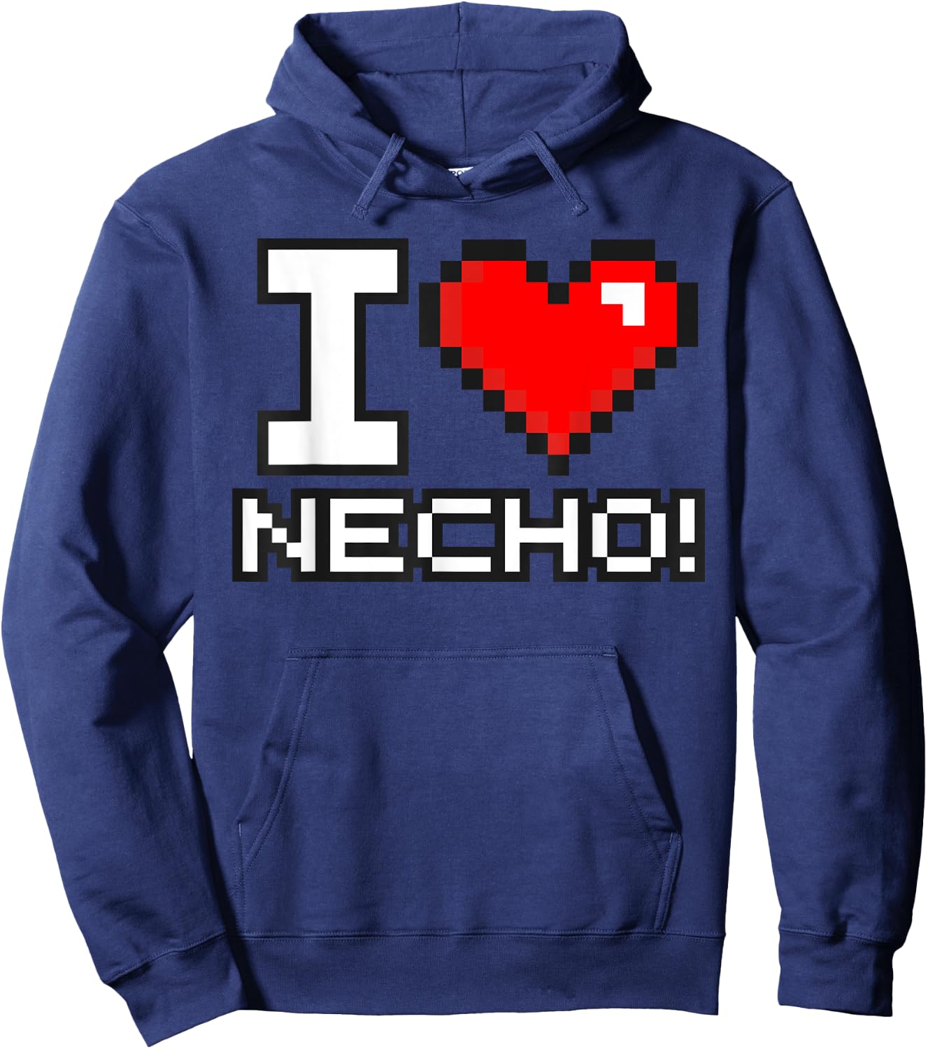 I Love Necho System 8 Bit Heart SF Insurance Agent Agency Hoodie - Hoodie | Navy