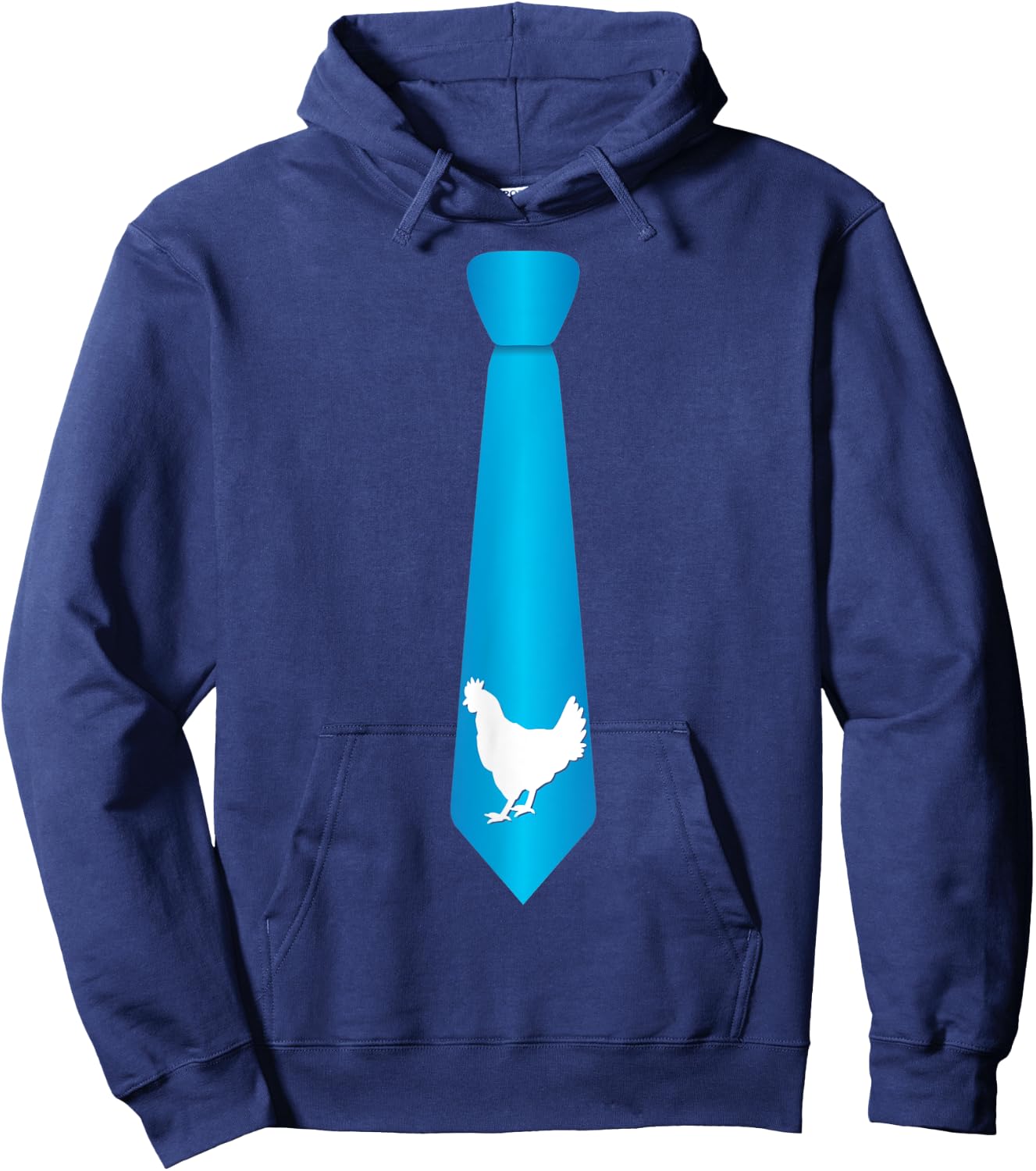 Funny Hen Tie Hentai Pun Humor Gift Waifu Otaku Anime Hoodie - Hoodie | Navy
