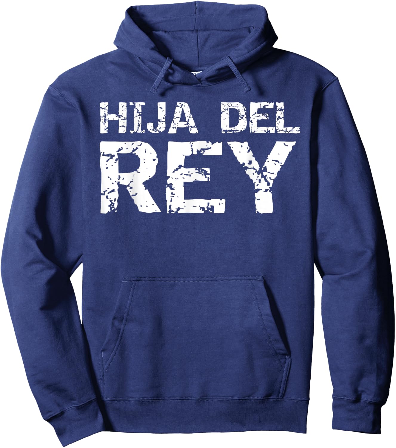 Spanish Christian Royalty Quote Español Gift Hija Del Rey Hoodie - Hoodie | Navy