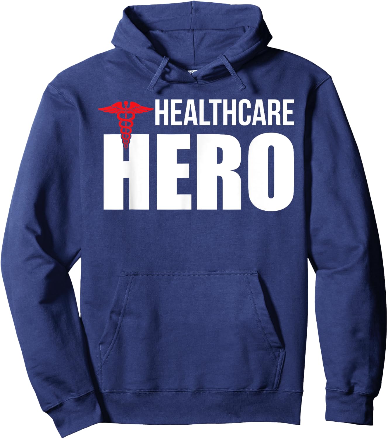 Healthcare Hero Nurse Doctor Frontline Essential Worker Hoodie - Hoodie | Navy
