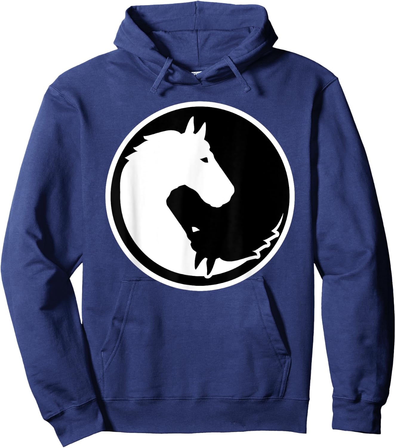Horse yin and yang Hoodie - Hoodie | Navy