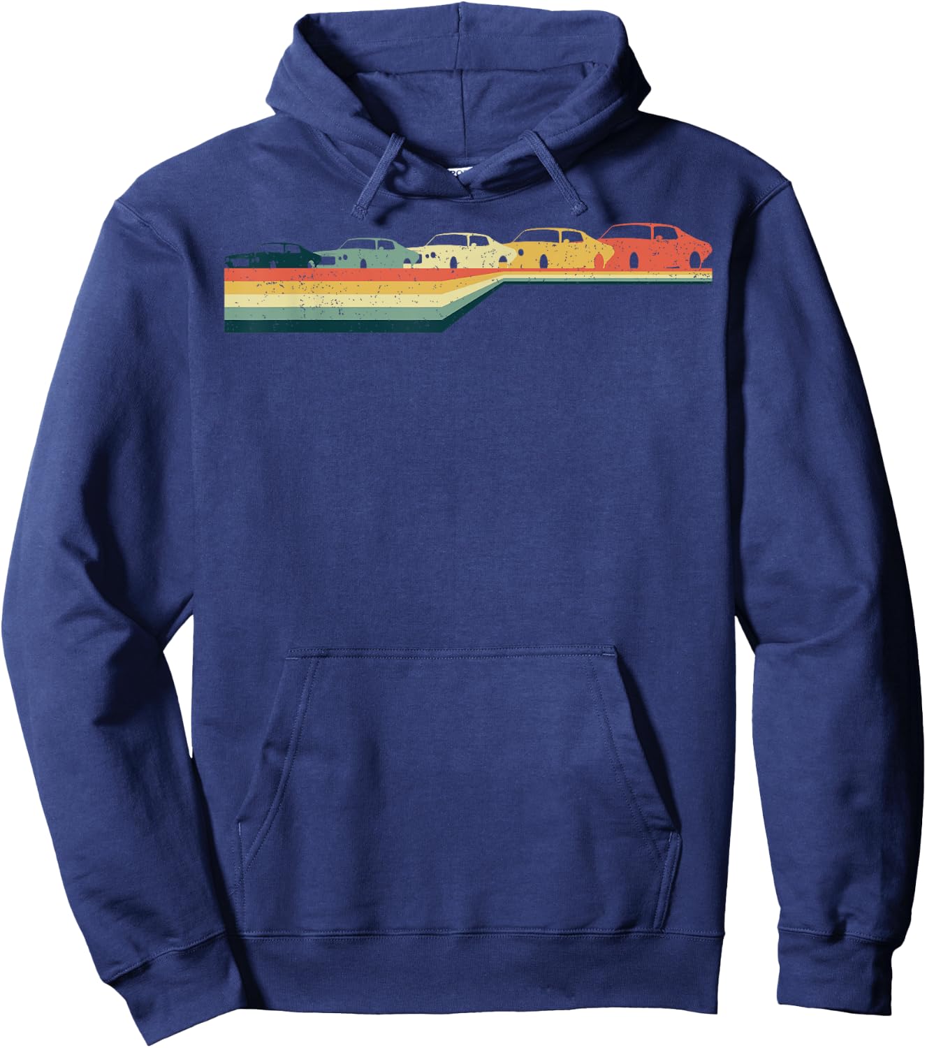 AUTOCROSS Funny Gift Vintage Retro Hoodie - Hoodie | Navy