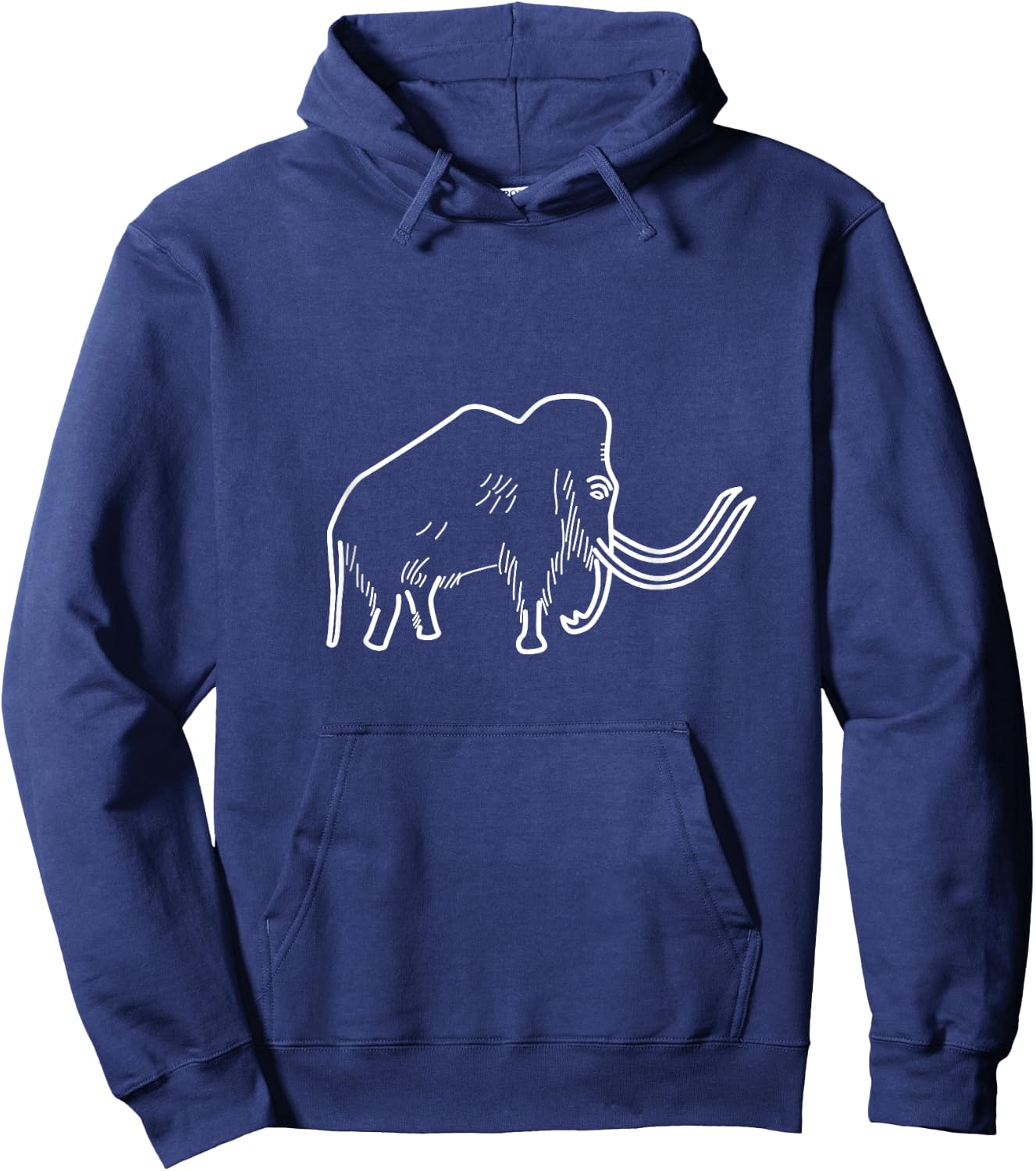 Cave art Mammoth Rouffignac Hoodie - Hoodie | Navy
