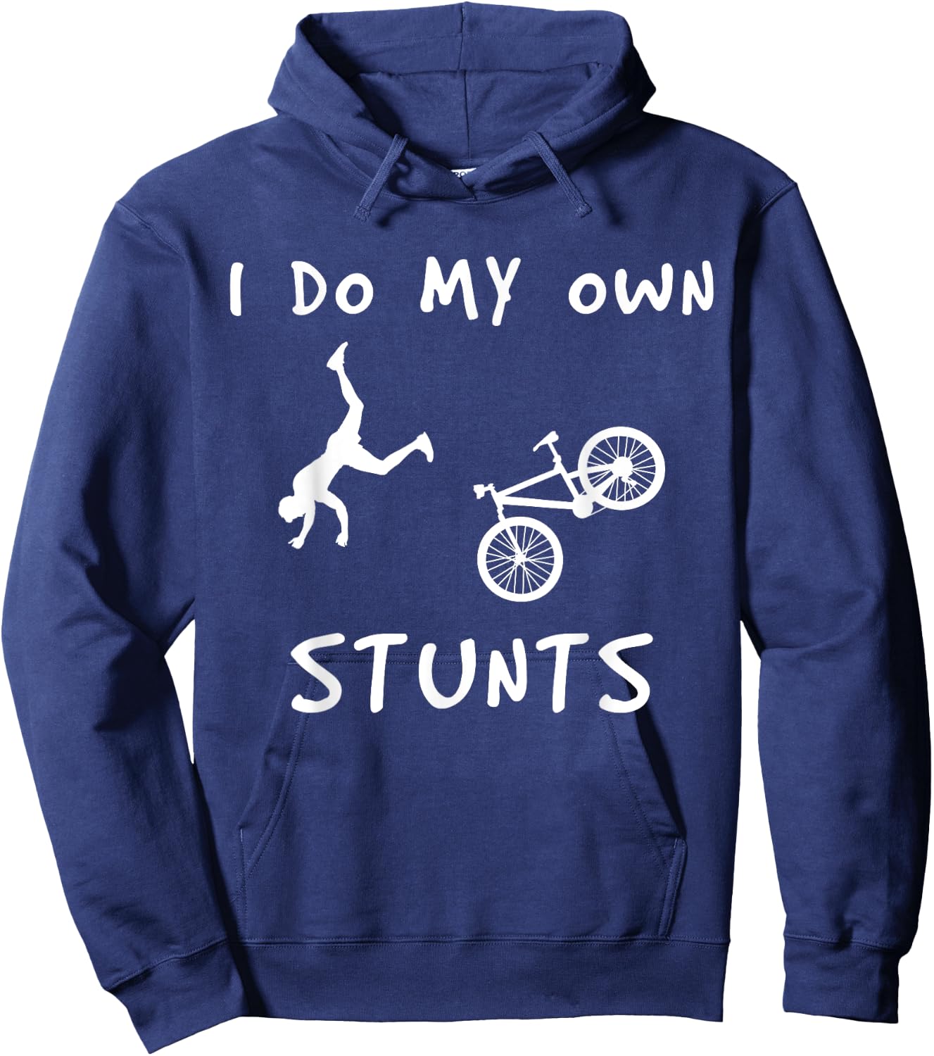 Bicycle Stunt Gift - Bicycle Stuntman Hoodie - Hoodie | Navy