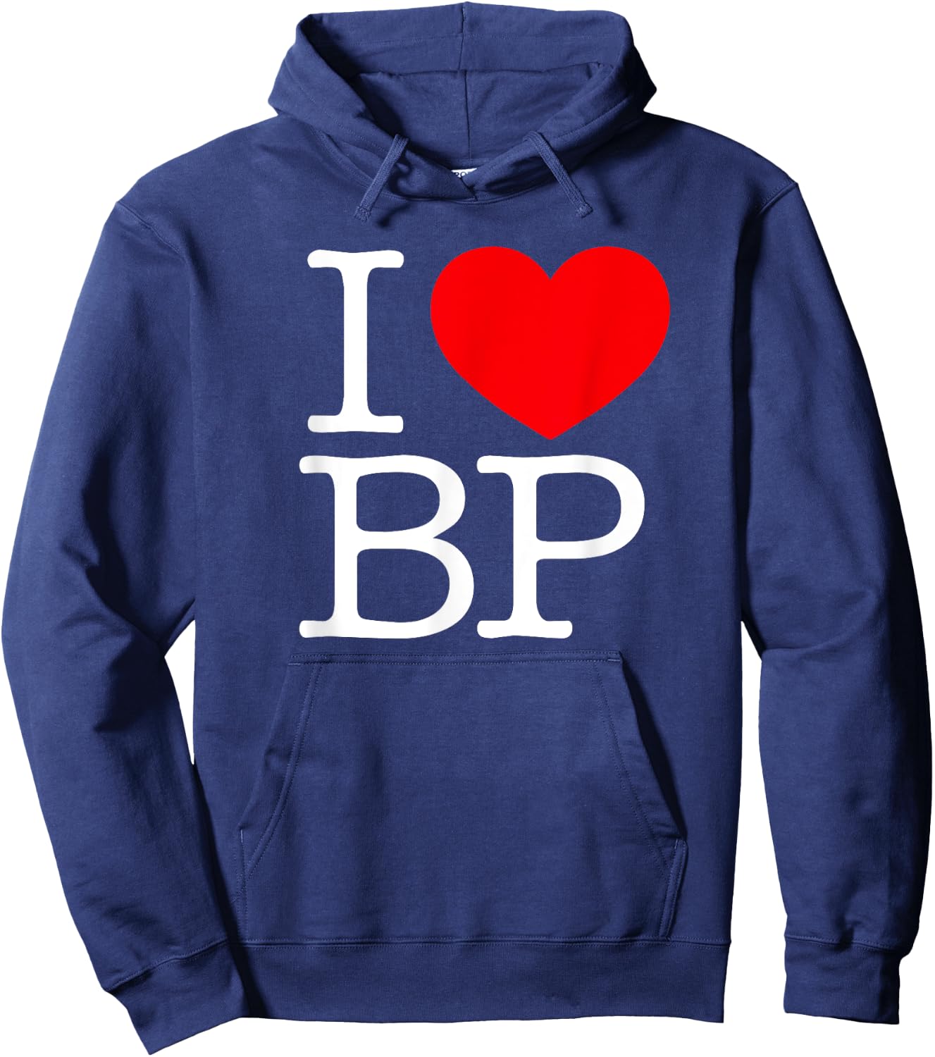 I Love (Heart) BP Hoodie - Hoodie | Navy