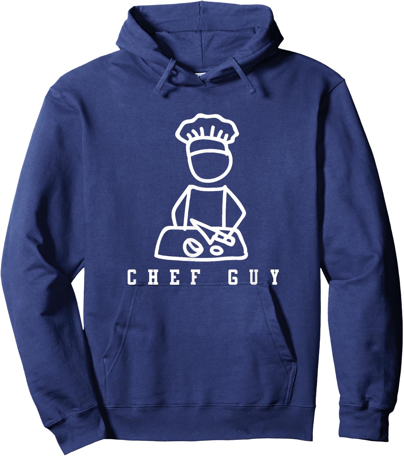 Chef Guy | Chef Design Cooking Hoodie - Hoodie | Navy
