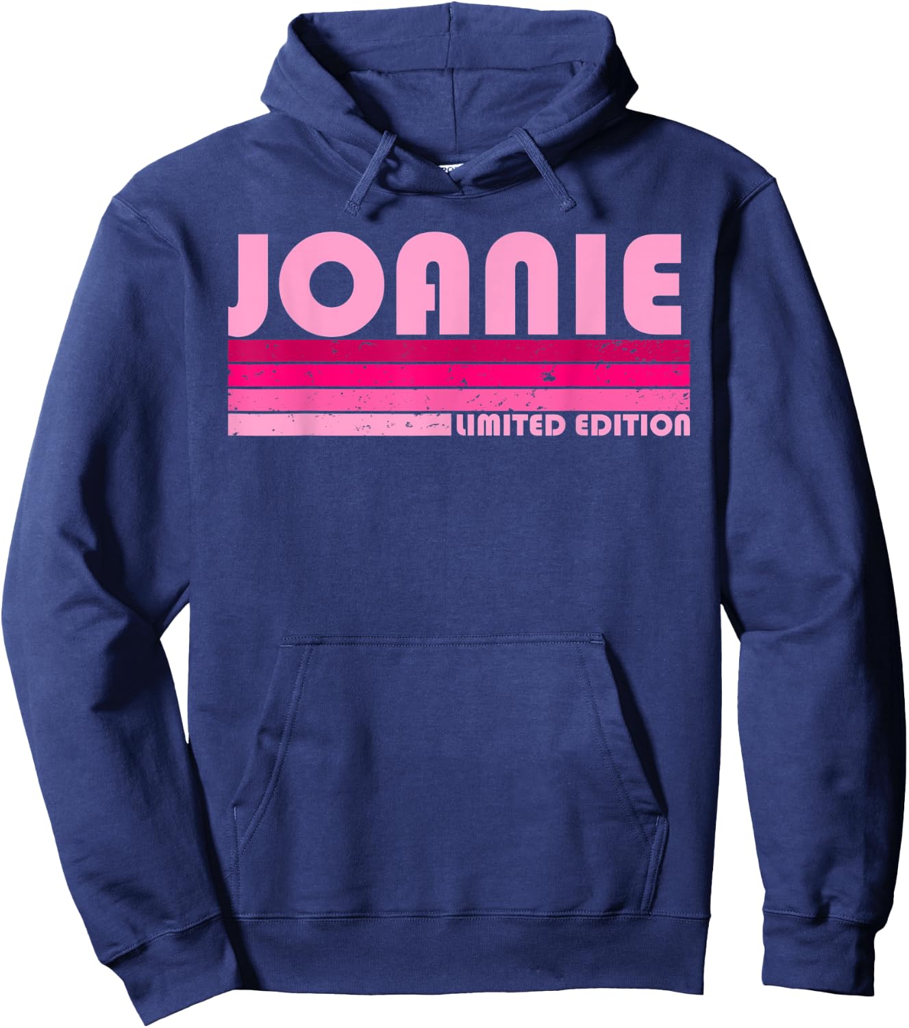 JOANIE Name Personalized Retro Vintage 80s 90s Birthday Hoodie - Hoodie | Navy