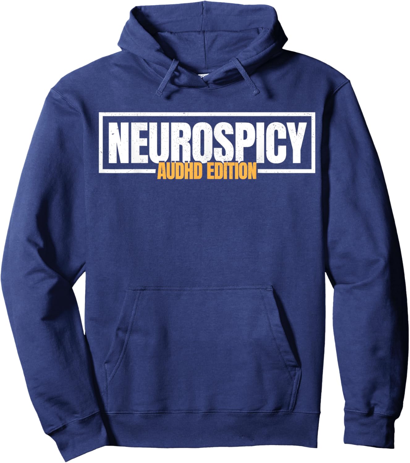 AuDHD Awareness, ADHD & Autism Awareness, Neurospicy Hoodie - Hoodie | Navy