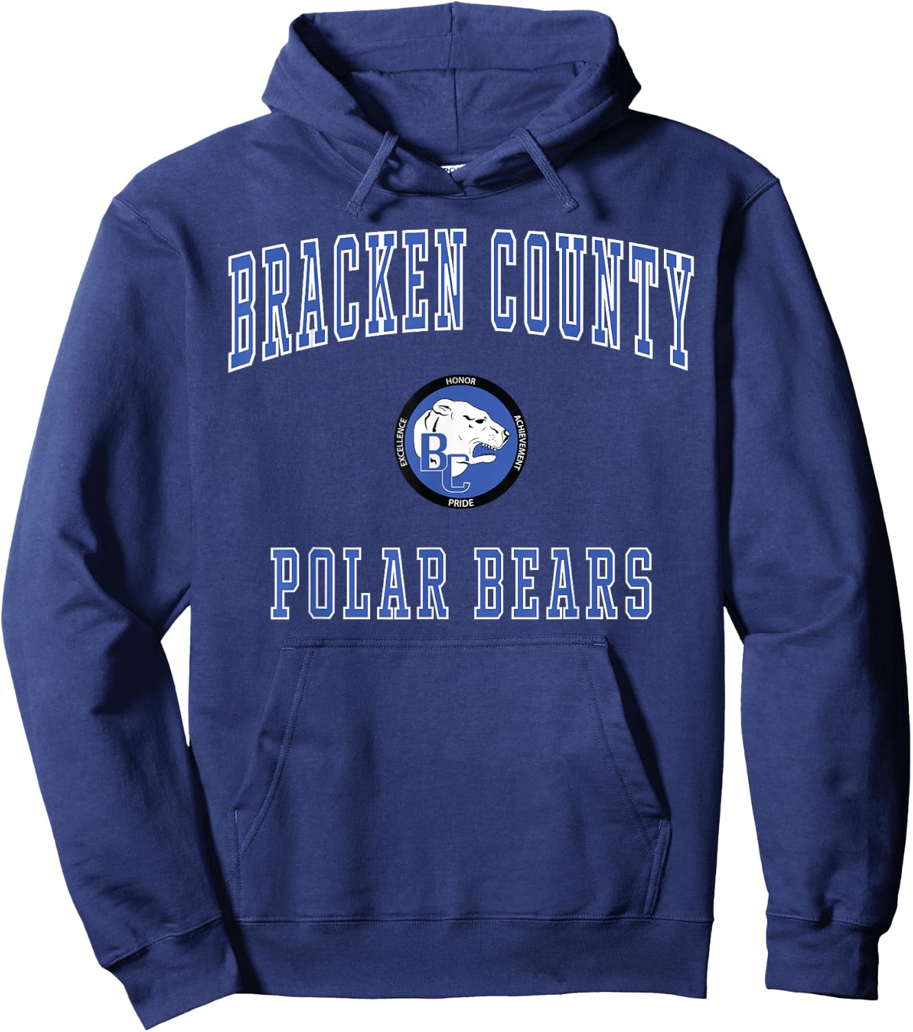 Bracken County High School Polar Bears Hoodie - Hoodie | Navy