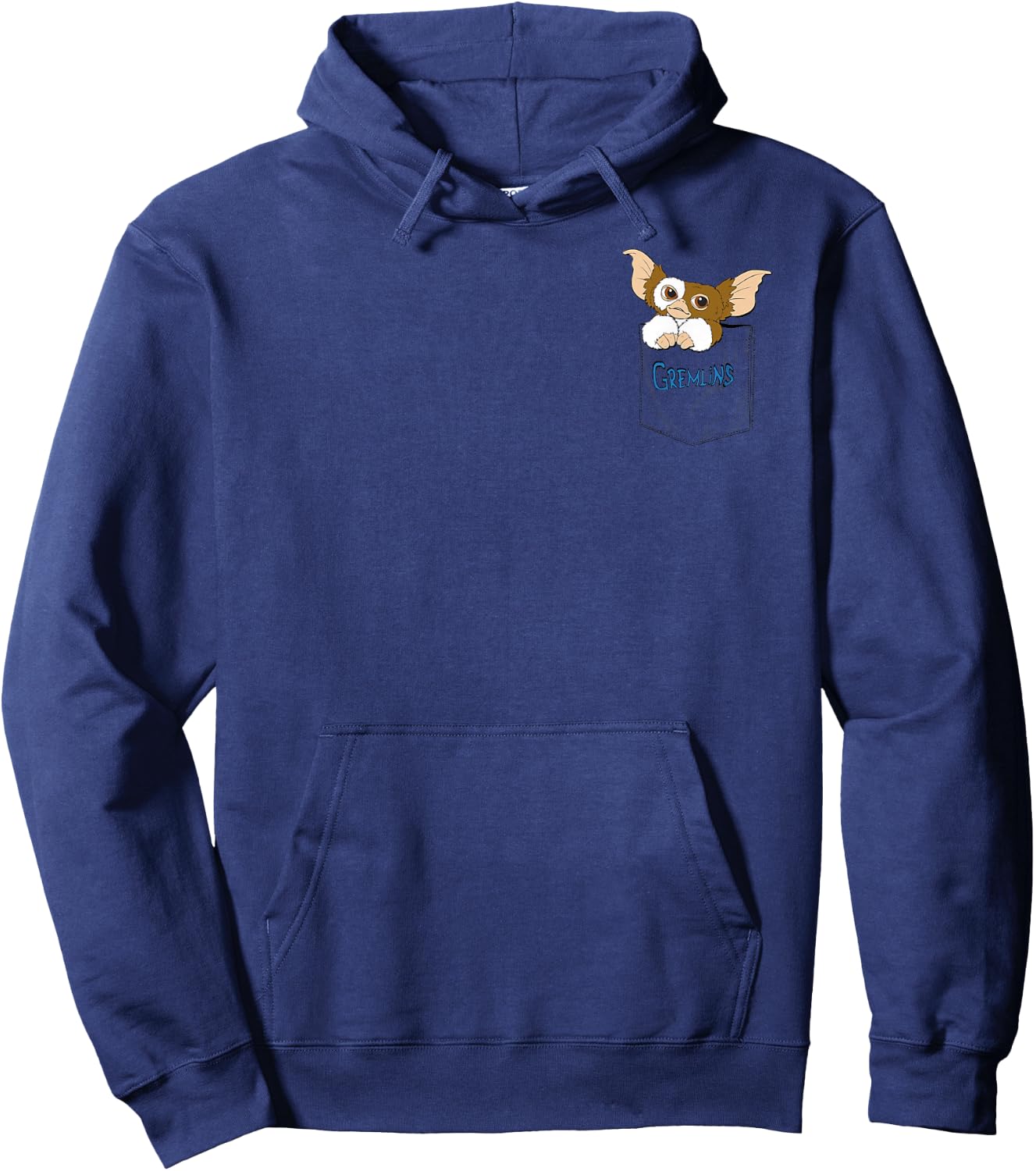 Gremlins Gizmo Faux Pocket Hoodie - Hoodie | Navy