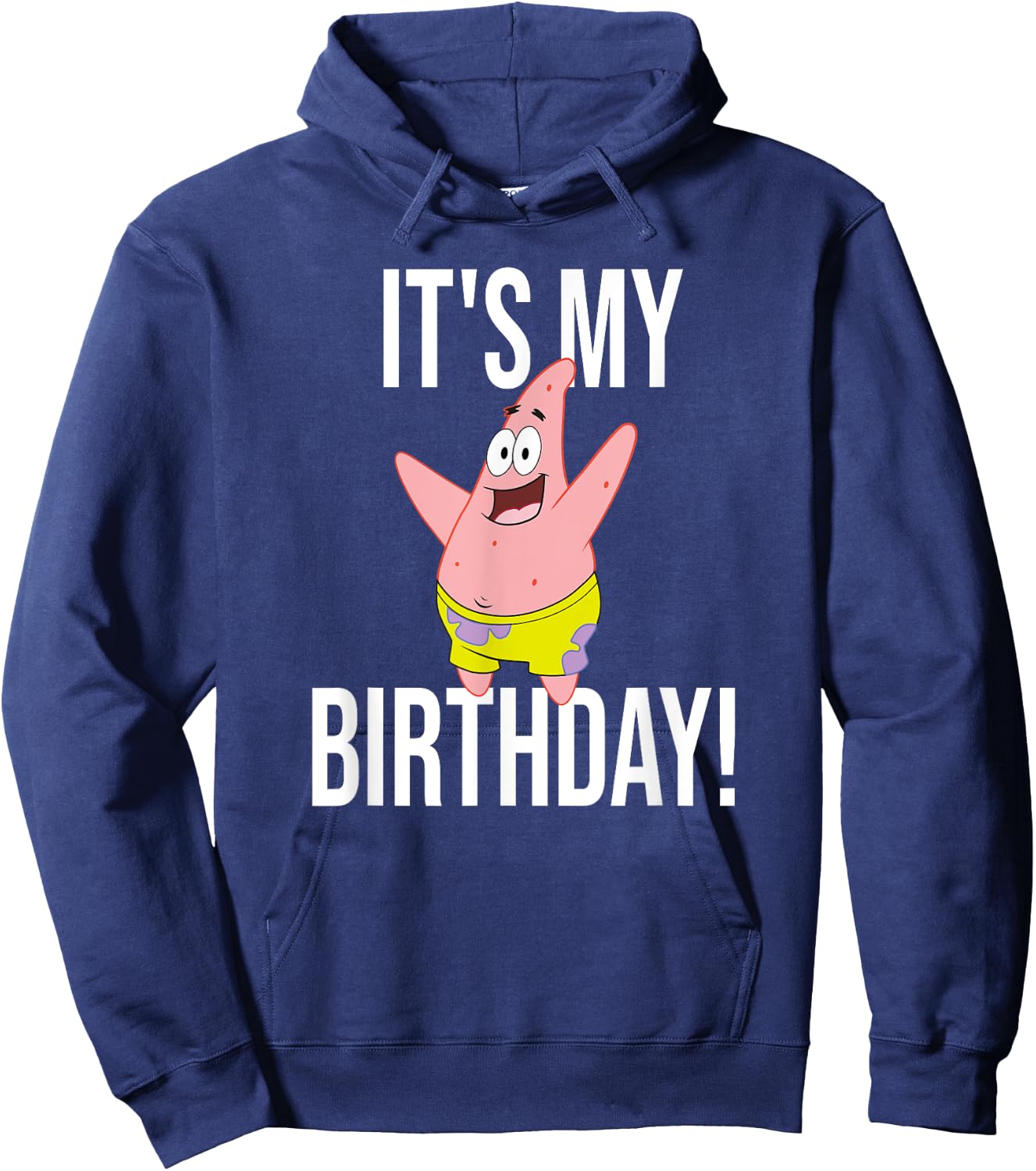 Mademark x SpongeBob SquarePants - Patrick Star - It's My Birthday! Hoodie - Hoodie | Navy