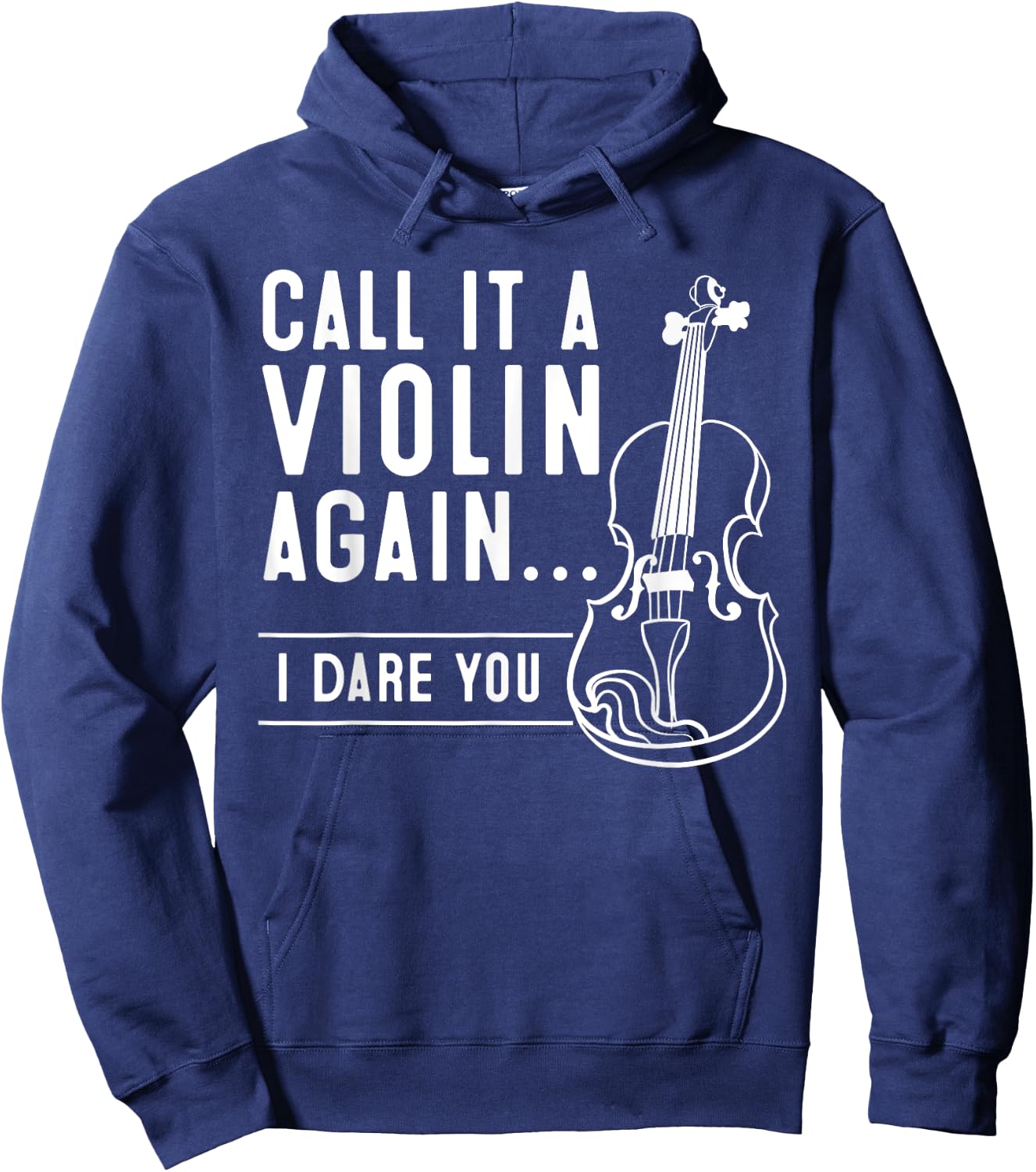 Funny Viola Player Novelty Gift Violin Student Boys Girls Hoodie - Hoodie | Navy