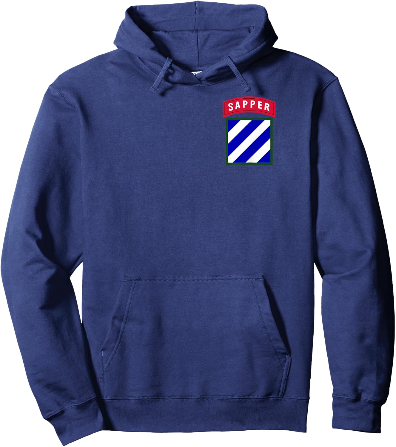 3rd Infantry Division (ID) Patch with Sapper Tab Hoodie - Hoodie | Navy