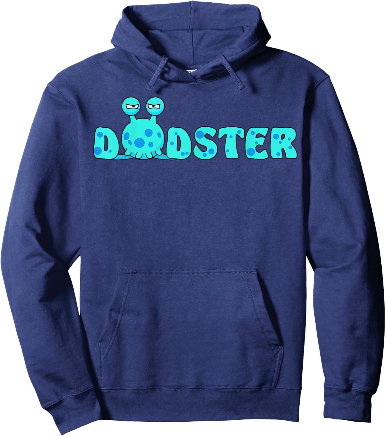 Dadster Monster Dad Funny Halloween Father Daddy Hoodie - Hoodie | Navy