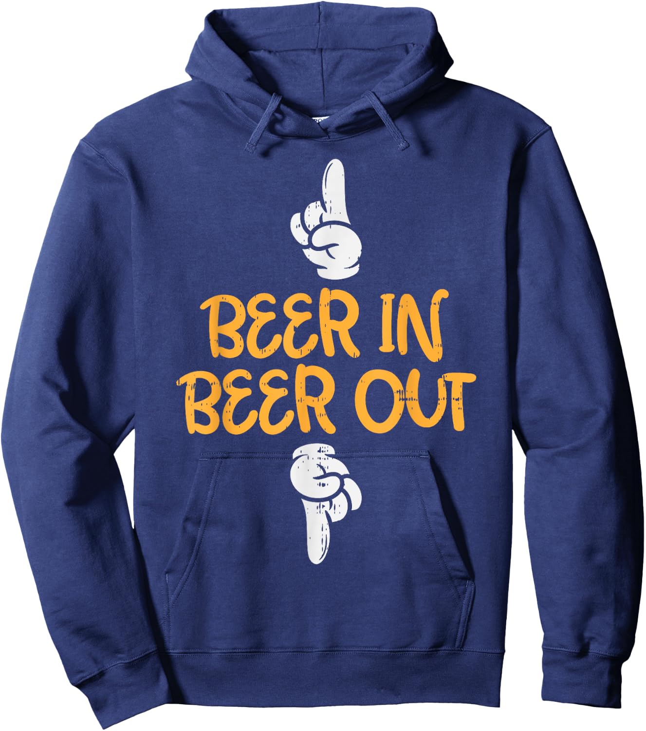 Beer In Out Funny Alcohol Drinking Team Squad Men Women Gift Hoodie - Hoodie | Navy