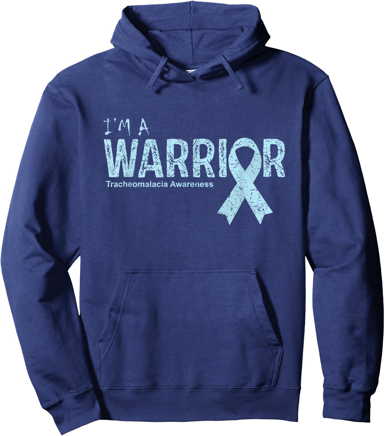 Tracheomalacia Awareness Warrior Hoodie - Hoodie | Navy