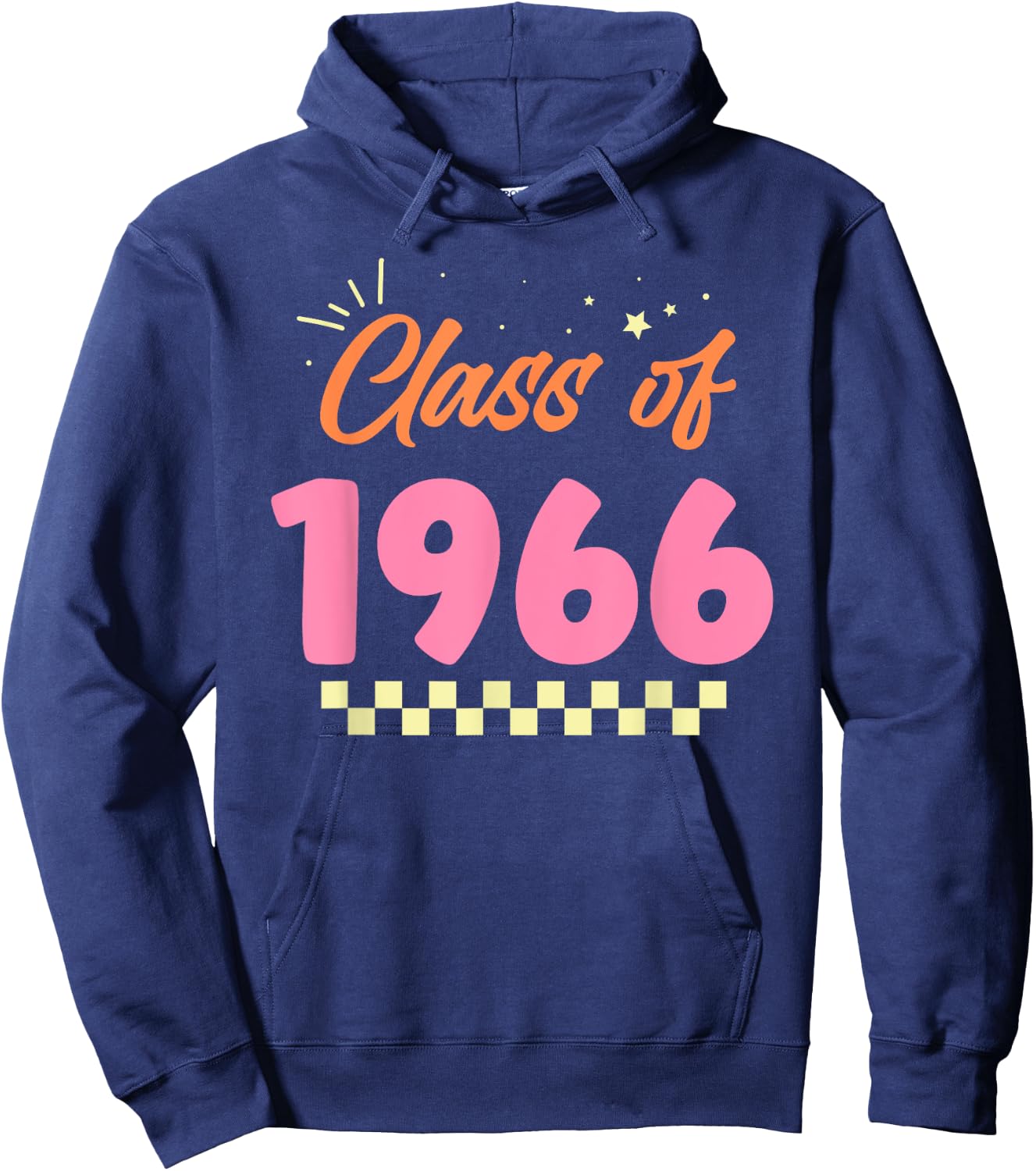 Class Of 1966 School Graduation Meetup Reunion Hoodie - Hoodie | Navy