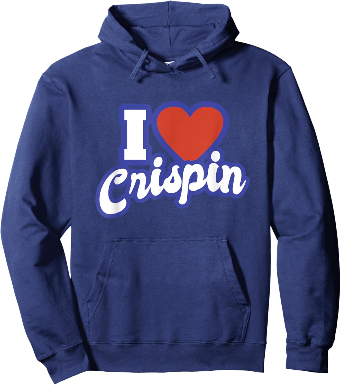 I Love Crispin Hoodie - Hoodie | Navy
