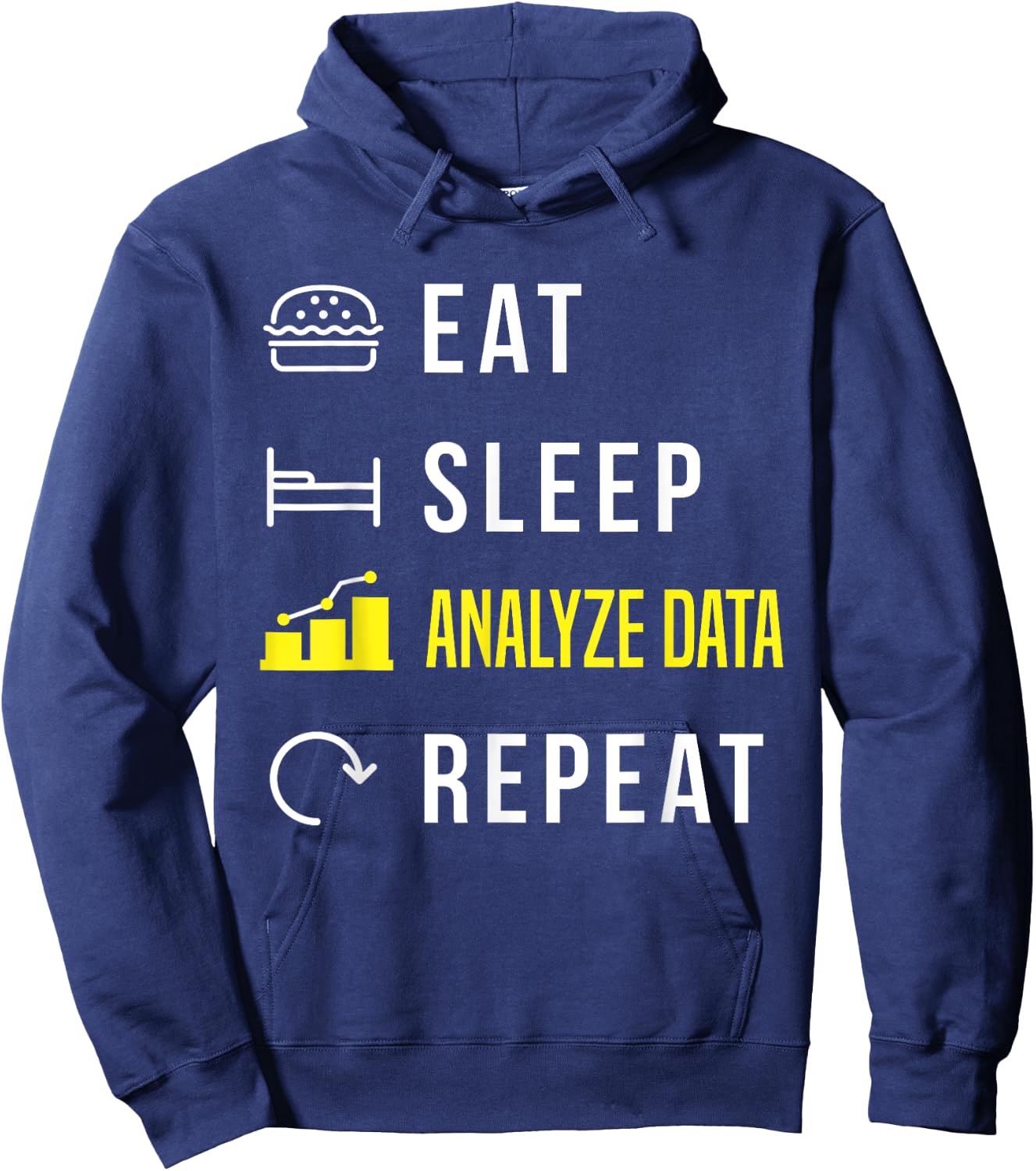 Data Analytics Data Engineering for a Data Scientists Hoodie - Hoodie | Navy
