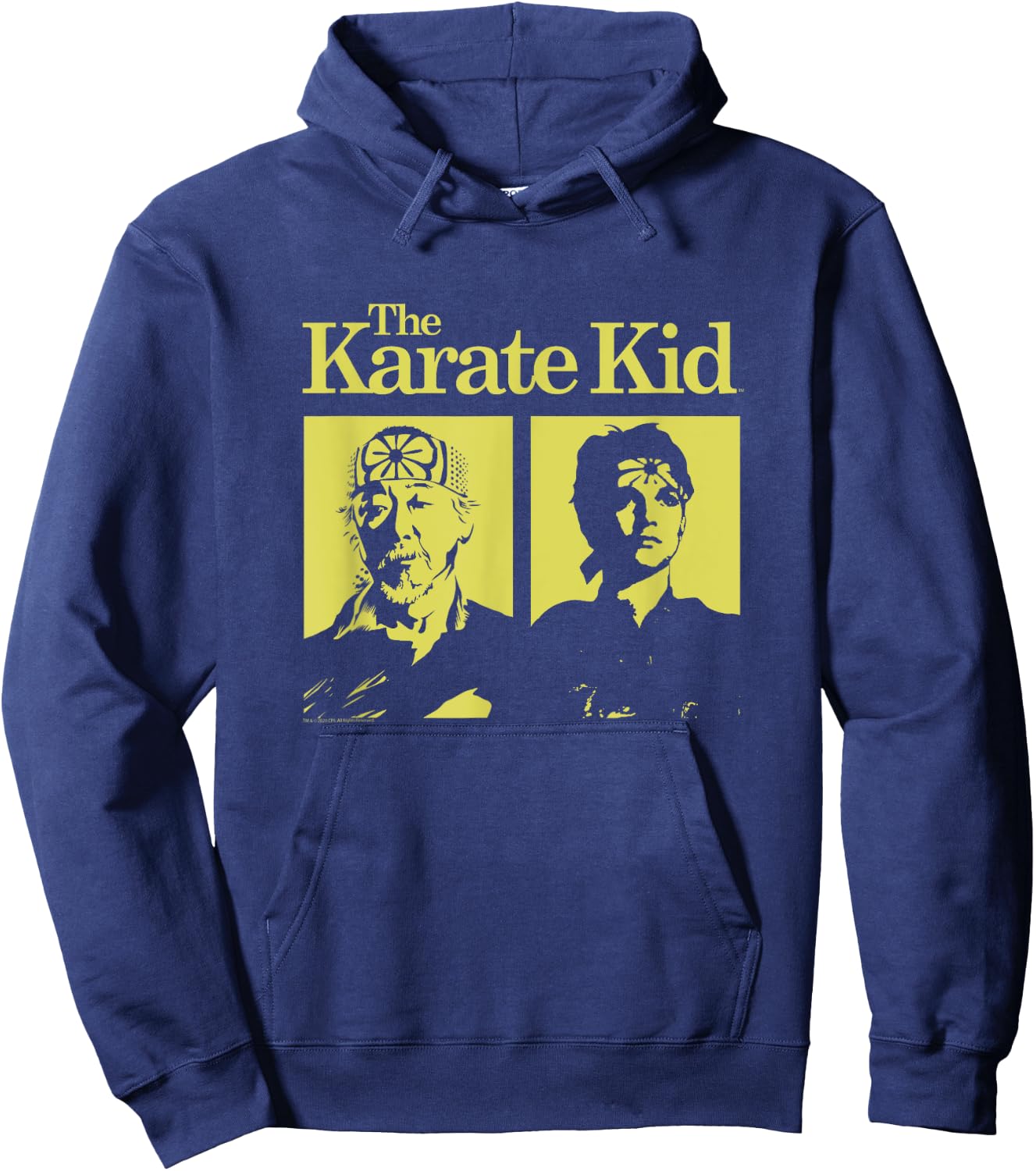 The Karate Kid Sensei and Student Vintage Photo Movie Hoodie - Hoodie | Navy