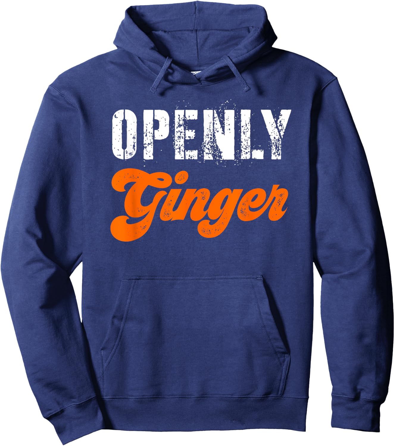 Ginger Women Funny Redhead Red Hair Proud Openly Ginger Men Hoodie - Hoodie | Navy