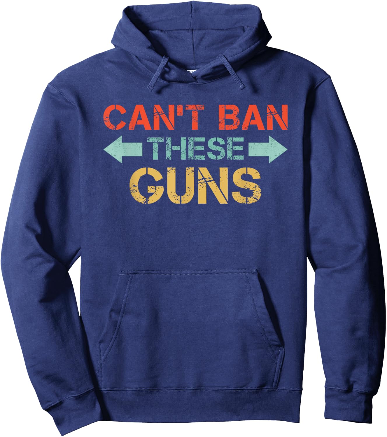 Bench Press Weightlifting Gym workout Cant Ban These Guns Hoodie - Hoodie | Navy