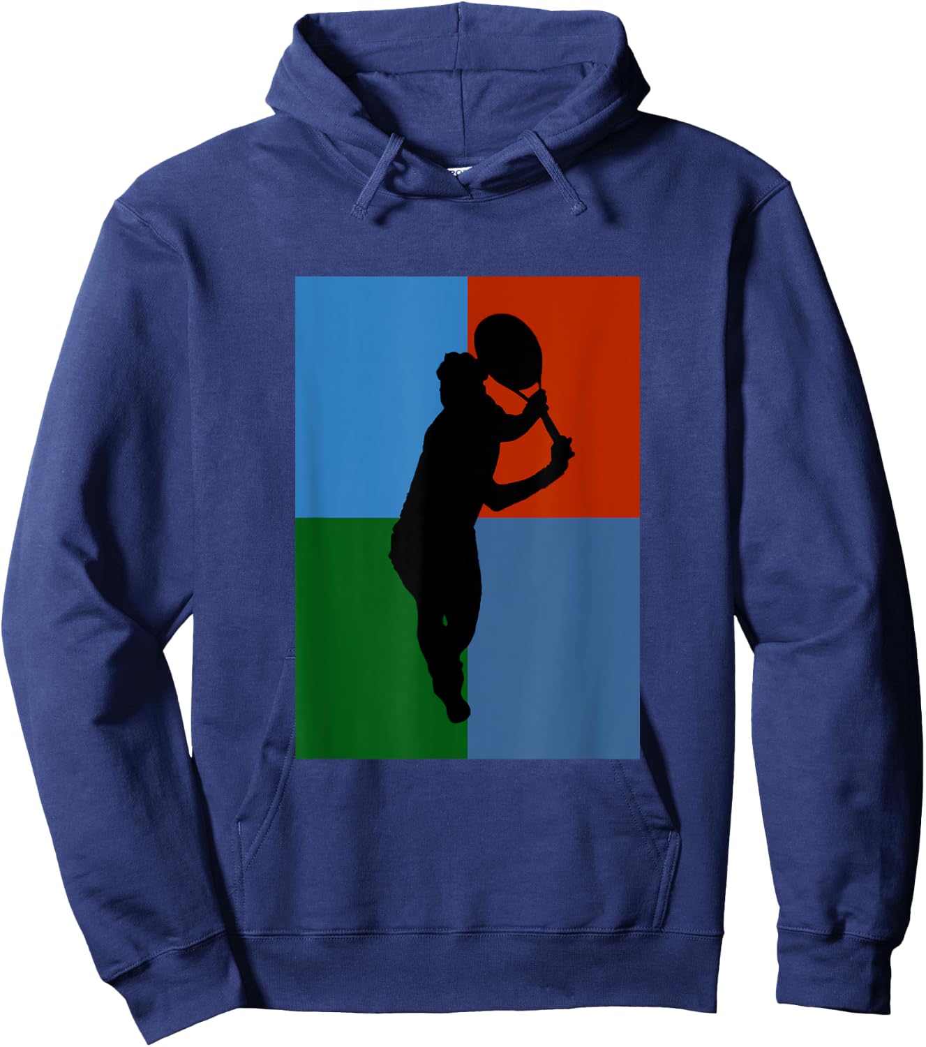 Tennis Grand Slam Courts Backhand Hoodie - Hoodie | Navy