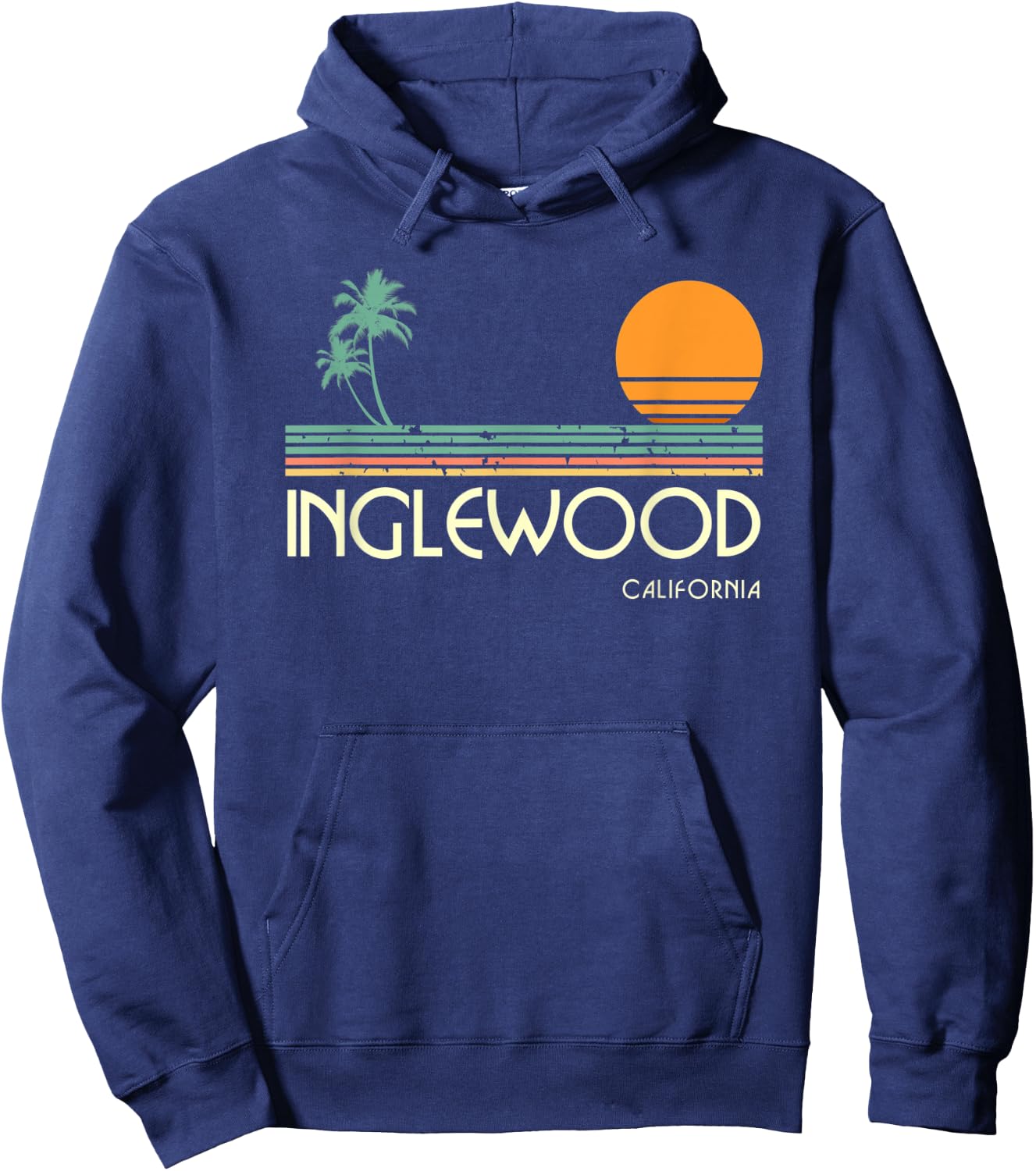 Inglewood California Hoodie - Hoodie | Navy