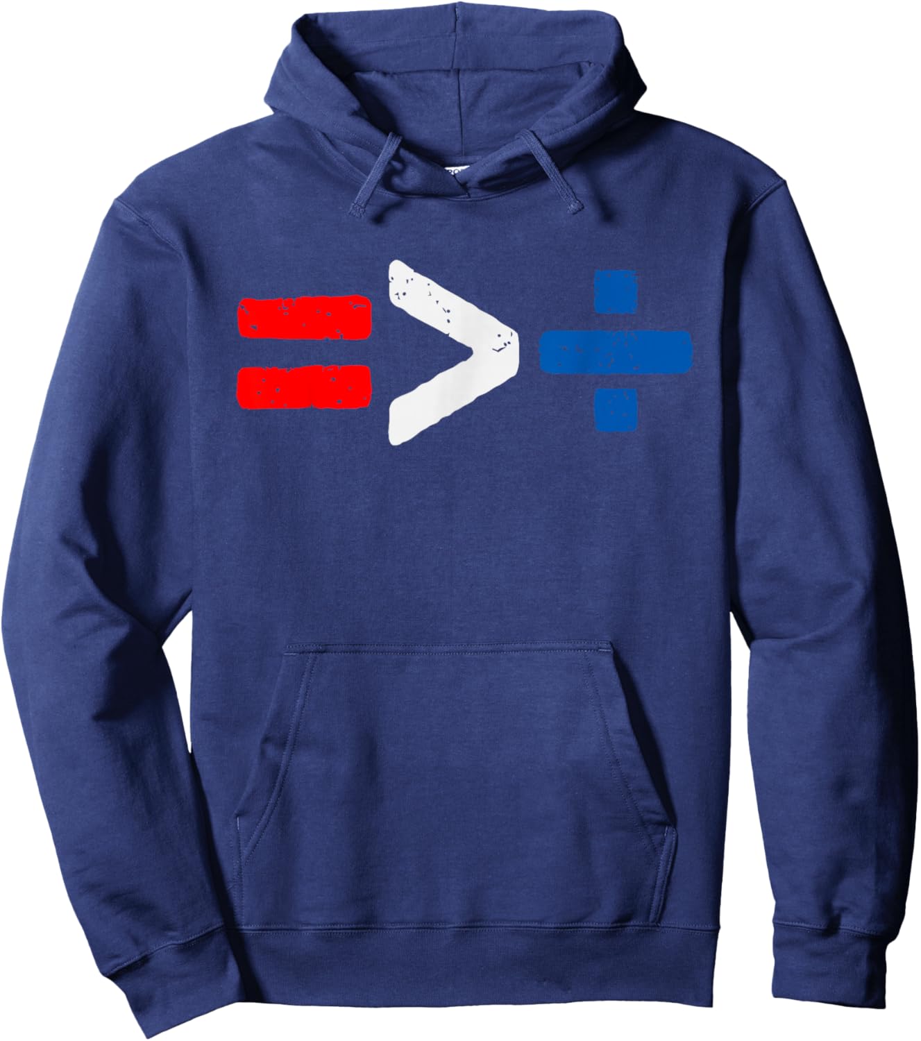 4th of july Equality Is Greater Than Division Party In USA Hoodie - Hoodie | Navy